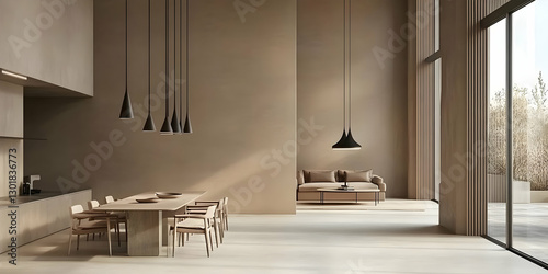 3D Illustration Modern Mini...