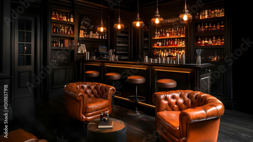 Photo: Luxurious Home Bar I...