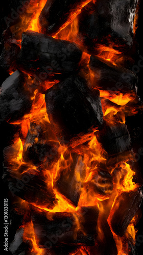 Fiery Embers, Burning Coal ...