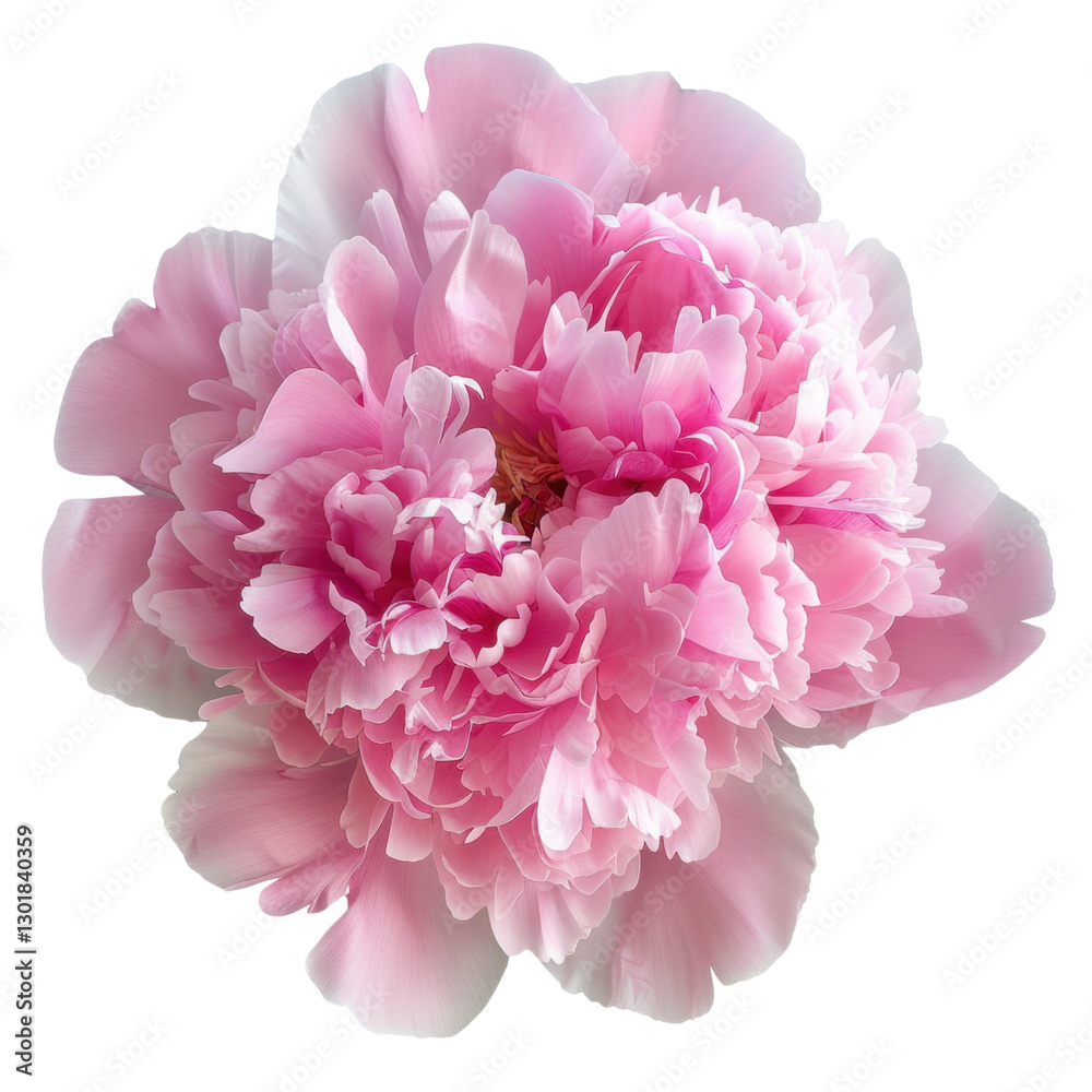 Beautiful pink peony flower with layered petals, showcasing delicate textures and vibrant colors, perfect for floral arrangements and nature themed designs Beautiful pink peony flower with layered petals, showcasing delicate textures and vibrant colors, perfect for floral arrangements and nature themed designs