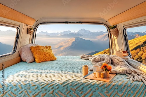 Cozy Camper Van Photo, Moun...