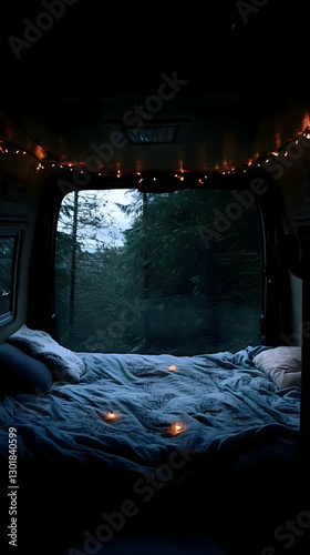Photo Cozy Campervan Bedroo...