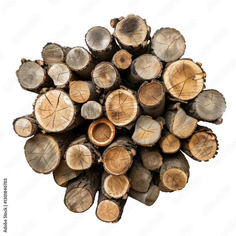 Wood logs arranged in circular pattern, showcasing various tree rings and textures. natural colors and patterns create organic and rustic feel, perfect for nature themed designs Wood logs arranged in circular pattern, showcasing various tree rings and textures. natural colors and patterns create organic and rustic feel, perfect for nature themed designs
