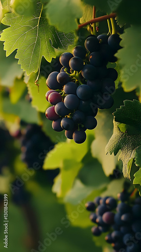 Photo - Ripe Grapes on Vine...