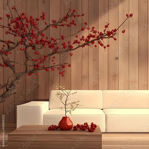 Illustration of Cozy Interi...