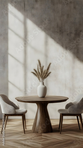 3D Illustration Dining Room...