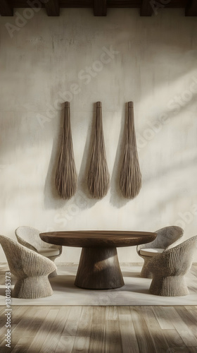 3D Illustration Interior De...