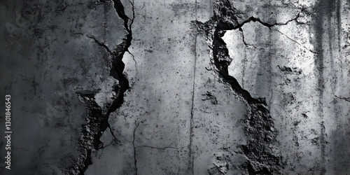 Cracked Concrete Wall Backg...