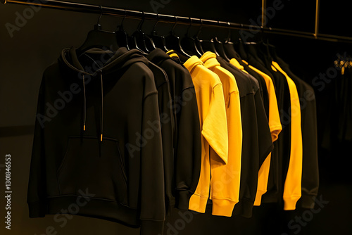 Photo-Hoodies on Hangers Fa...