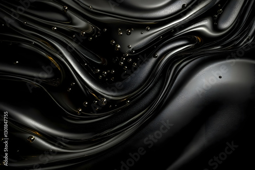 Abstract Background 3D Blac...