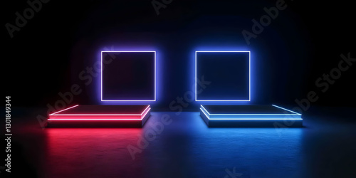 3D Illustration - Neon Ligh...