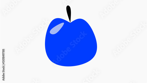 vector illustration of an apple