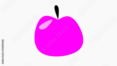 vector illustration of an apple