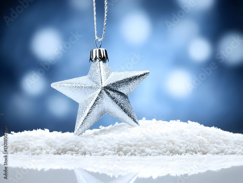 Photo - Silver Star Ornamen...