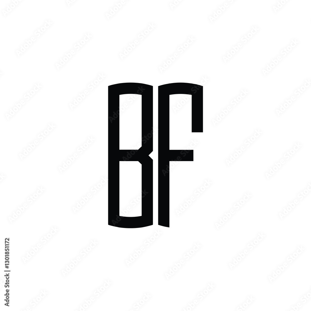 BF monogram logo design letter text name symbol monochrome logotype alphabet character simple logo BF monogram logo design letter text name symbol monochrome logotype alphabet character simple logo