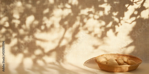 Photo Sunlight Shadow Baske...