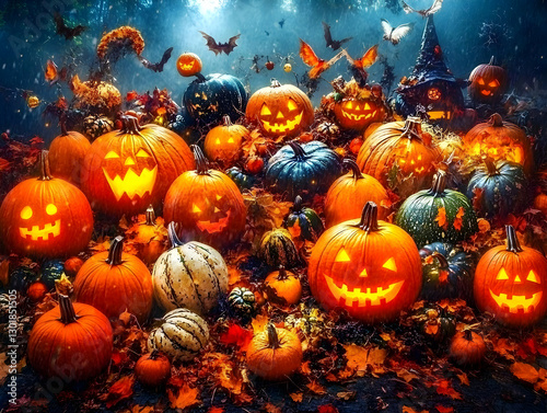Illustration Glowing Hallow...
