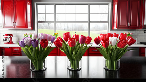 Illustration of Tulips, Kit...