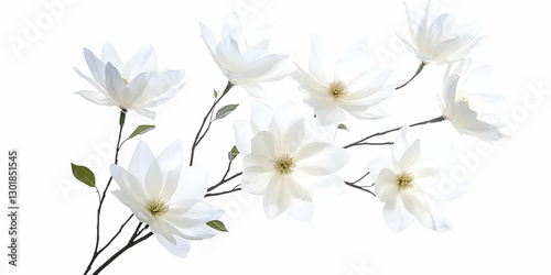 Photo White Magnolia Blosso...