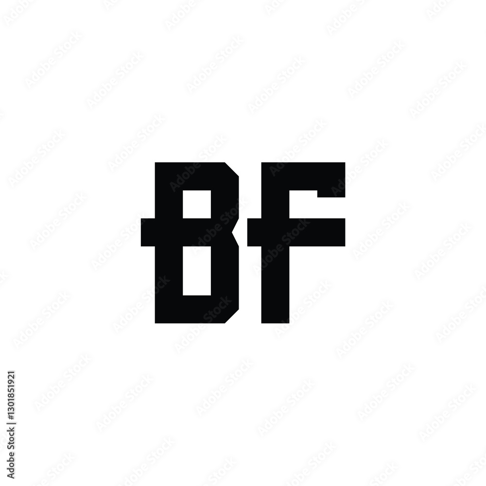BF monogram logo design letter text name symbol monochrome logotype alphabet character simple logo BF monogram logo design letter text name symbol monochrome logotype alphabet character simple logo