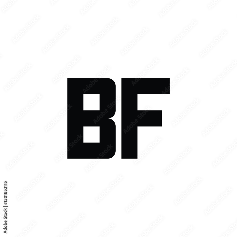 BF monogram logo design letter text name symbol monochrome logotype alphabet character simple logo BF monogram logo design letter text name symbol monochrome logotype alphabet character simple logo