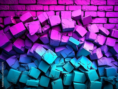 3D Abstract Background - Pu...