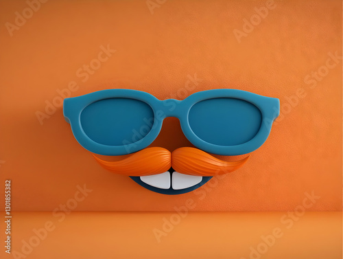 3D Illustration - Orange Mu...