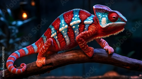 Illustration Colorful Chame...