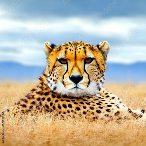 Photo Majestic Cheetah Wild...