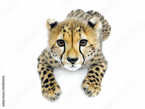 Photo, Baby Cheetah Cub, Wh...