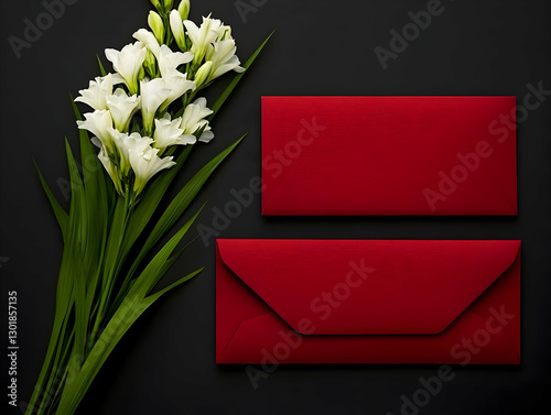 Photo Background, Red Envel...