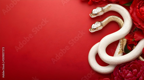 Illustration of White Snake...