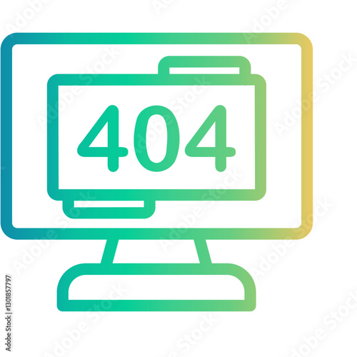error Line Gradient Icon