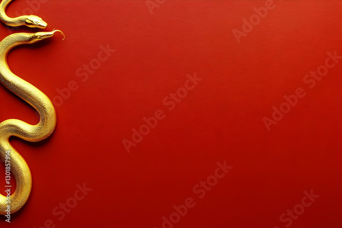 Golden Snake Illustration R...