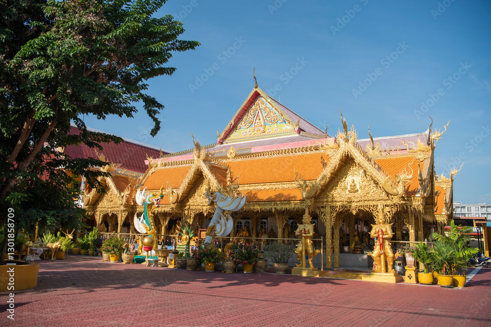 Naklejka premium THAILAND PATTAYA WAT NONG AO