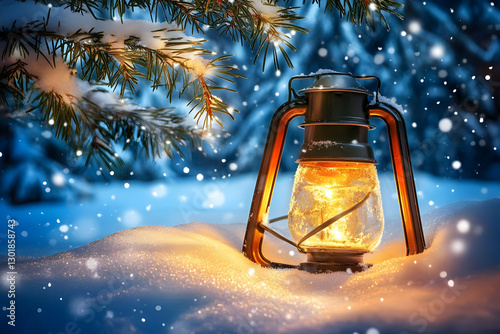 Photo - Winter Night Lanter...