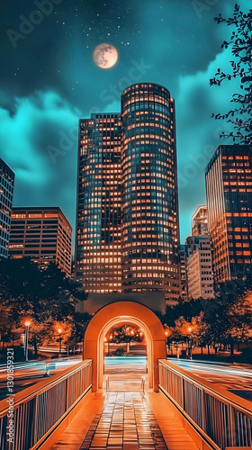 Illustration - Cityscape at...