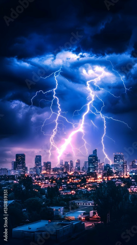 Illustration-Lightning Stor...