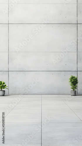 3D Illustration Empty Room ...