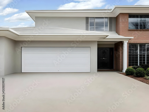 Photo Modern Suburban Home ...