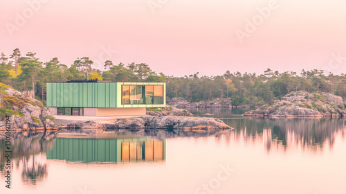 Photo Modern Lakeside Archi...