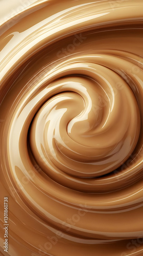 Swirling Brown Abstract 3D ...