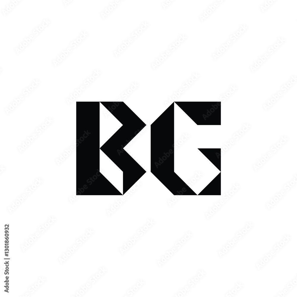 BG monogram logo design letter text name symbol monochrome logotype alphabet character simple logo BG monogram logo design letter text name symbol monochrome logotype alphabet character simple logo