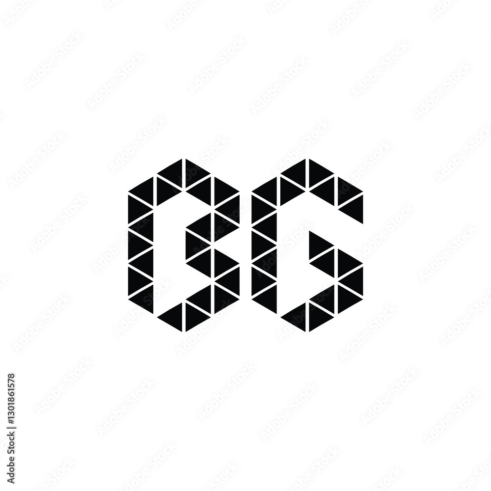 BG monogram logo design letter text name symbol monochrome logotype alphabet character simple logo BG monogram logo design letter text name symbol monochrome logotype alphabet character simple logo