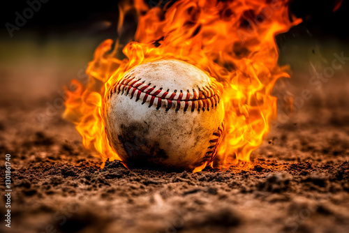 Realistic Photo Baseball on...