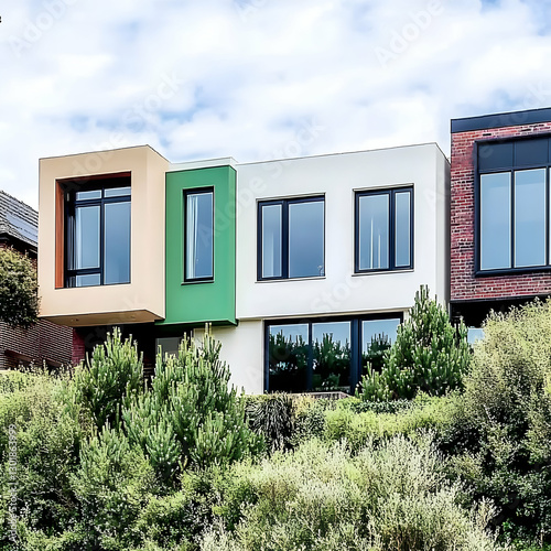 Photo Modern Colorful House...