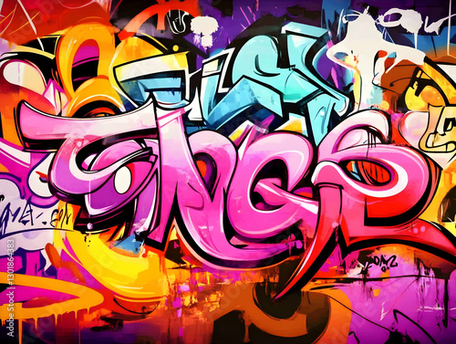 Illustration - Vibrant Graf...