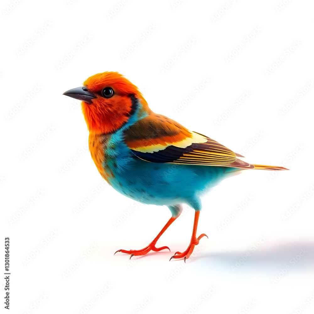 Obraz premium bird isolated on white background 