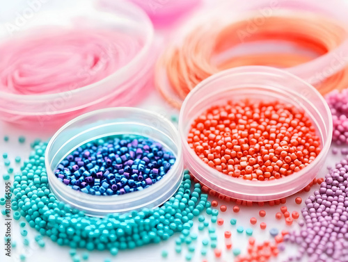 Photo Colorful Beads Craft ...