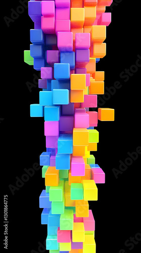 3D Illustration Abstract Co...